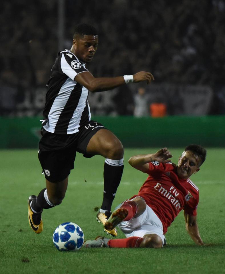  Chuba Akpom could feature for PAOK against Chelsea in the Europa League tonight