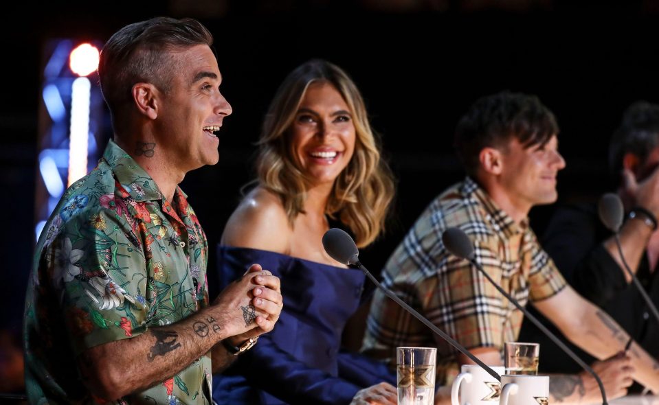  Simon is joined by Robbie Williams, Ayda Field and Louis Tomlinson on the new panel