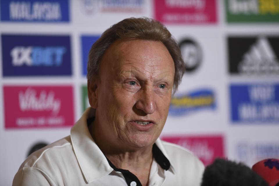  Neil Warnock says his Cardiff side won't just sit back against Chelsea