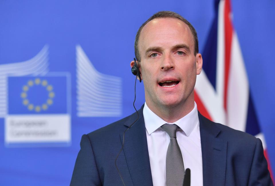  Brexit Secretary Dominic Raab has been talking with EU leaders over the summer ahead of EU exit