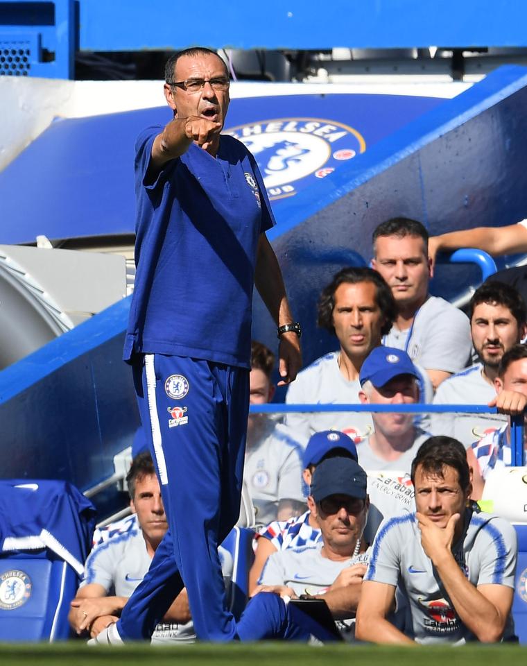  Maurizio Sarri has been an instant hit at Stamford Bridge