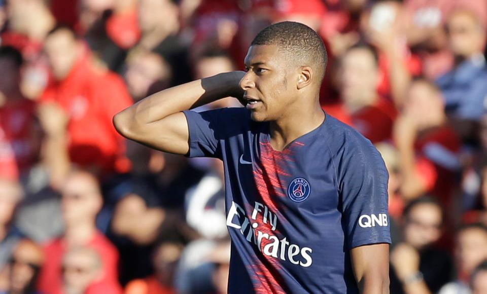  Mbappe was hit with a three-match ban following the incident