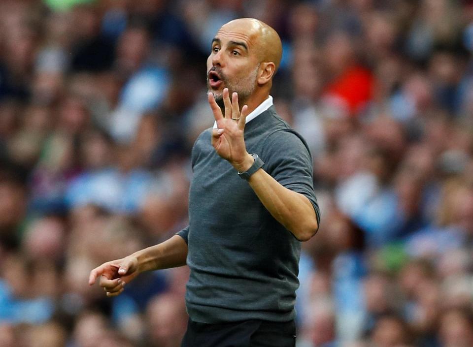  Man City boss Pep Guardiola is searching for a replacement for Fernandino