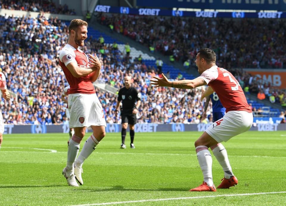  Shkodran Mustafi will face no disciplinary action following his goal celebration against Cardiff