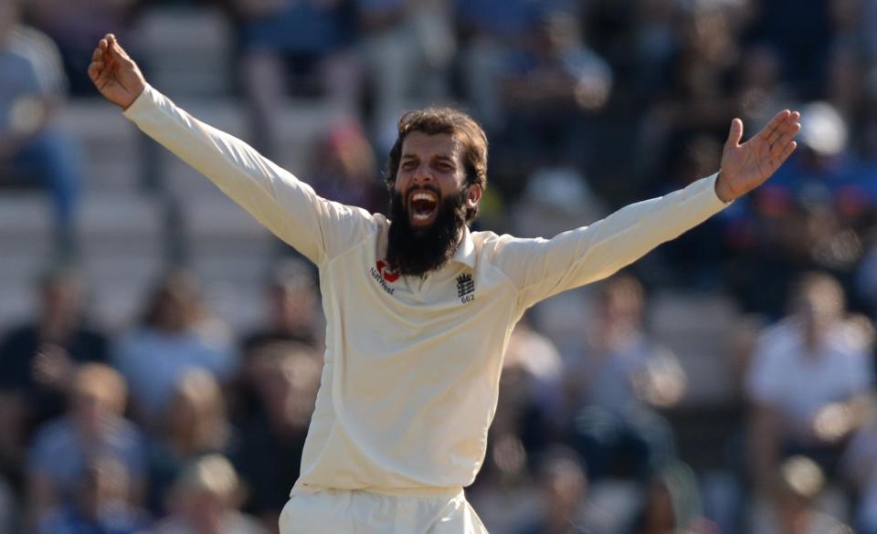  Moeen was named Man of the Match at the Ageas Bowl as England clinched the series