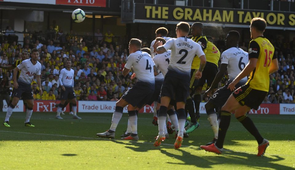  Troy Deeney headed in the equaliser with 20 minutes remaining at Vicarage Road