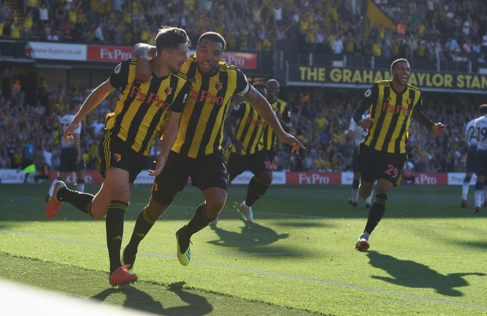  It was Watford's first win in the league over Tottenham since 1987, a record stretching back 31 years