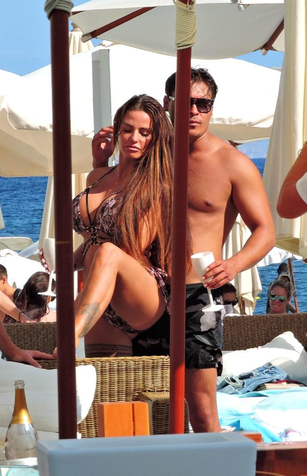  Katie partied with her new toy boy Alex Adderson in Majorca