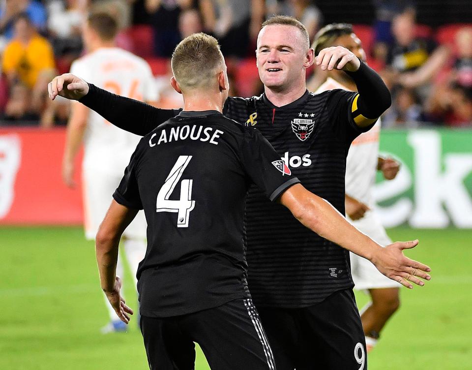  Wayne Rooney, right, is enjoying a new lease of life in America