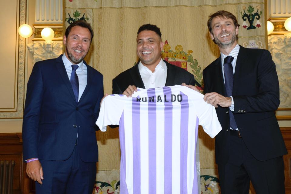  Ronaldo has bought 51 per cent of Real Valladolid for £27million