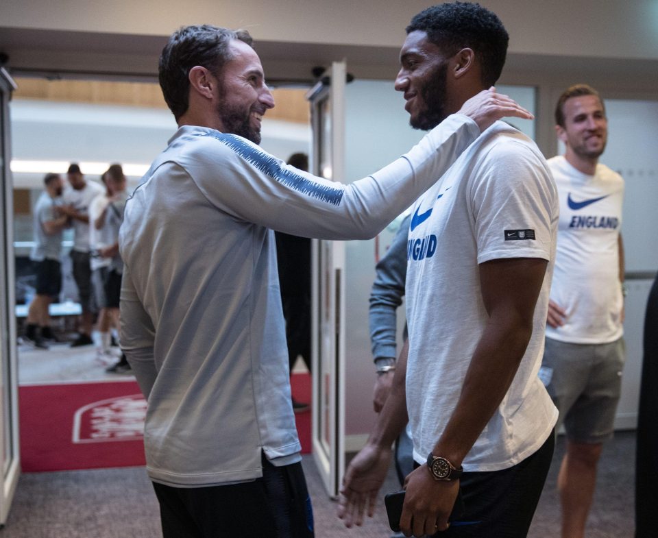  Gareth Southgate welcomes Joe Gomez to training this week - and the England boss now finds himself in a great position