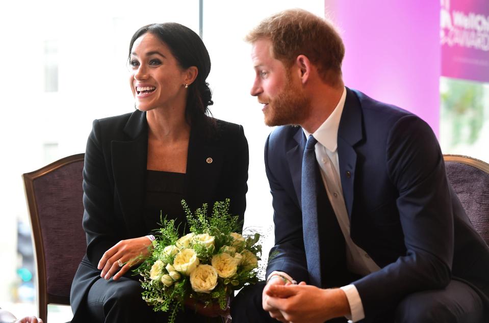  Meghan and Harry have both opted for smart suits for the WellChild Awards in London