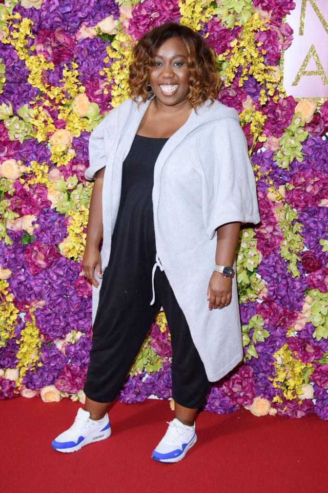  Chizzy Akudolu went for a laid back look for the evening out