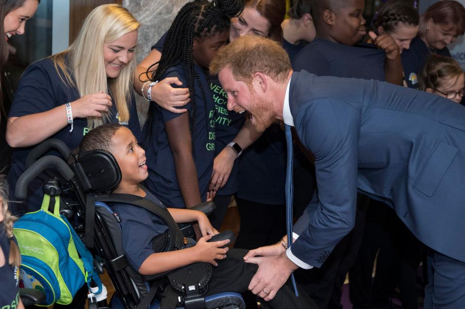  Prince Harry entertained kids at the charity bash