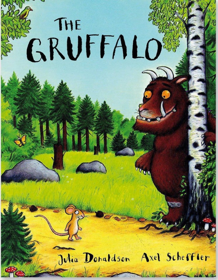 The Gruffalo – a favourite book of the royal kids – tells the tale of a mouse who encounters a Gruffalo, which is a cross between a buffalo and a bear