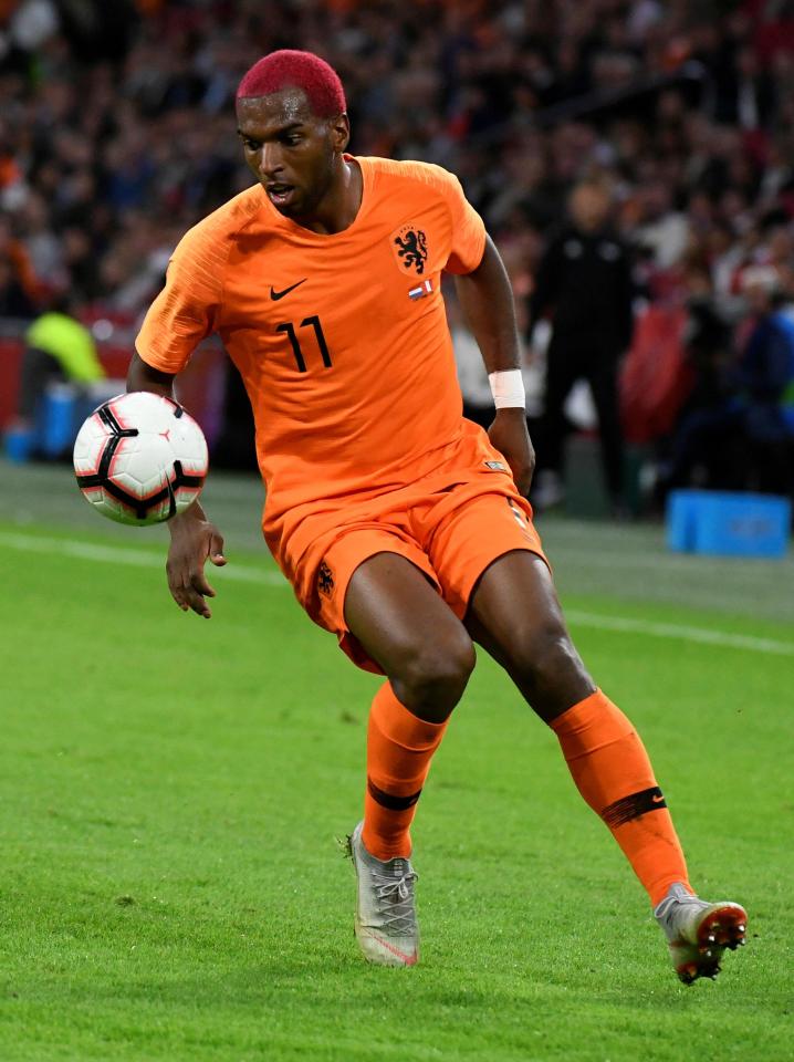  Ryan Babel is back in Holland colours, winning his 51st cap in 13 years