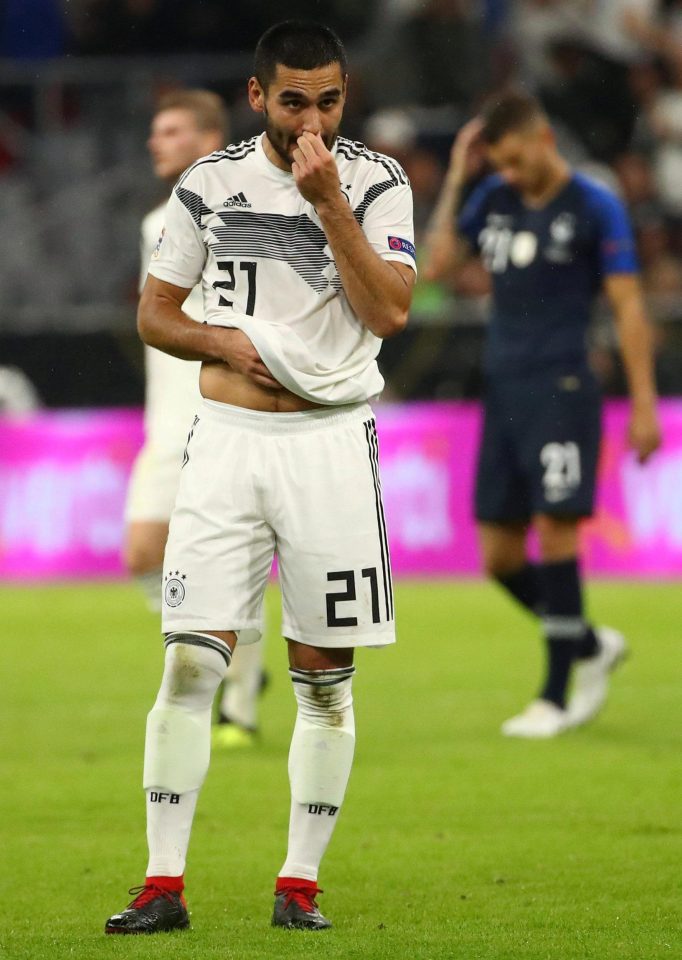  Manchester City midfielder Ilkay Gundogan admits he heard some boos but claims he was happy with the reception he received overall in Germany's tie with France