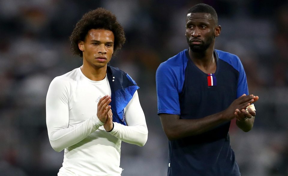  Leroy Sane featured in the 0-0 draw against France in the Uefa Nations League last night