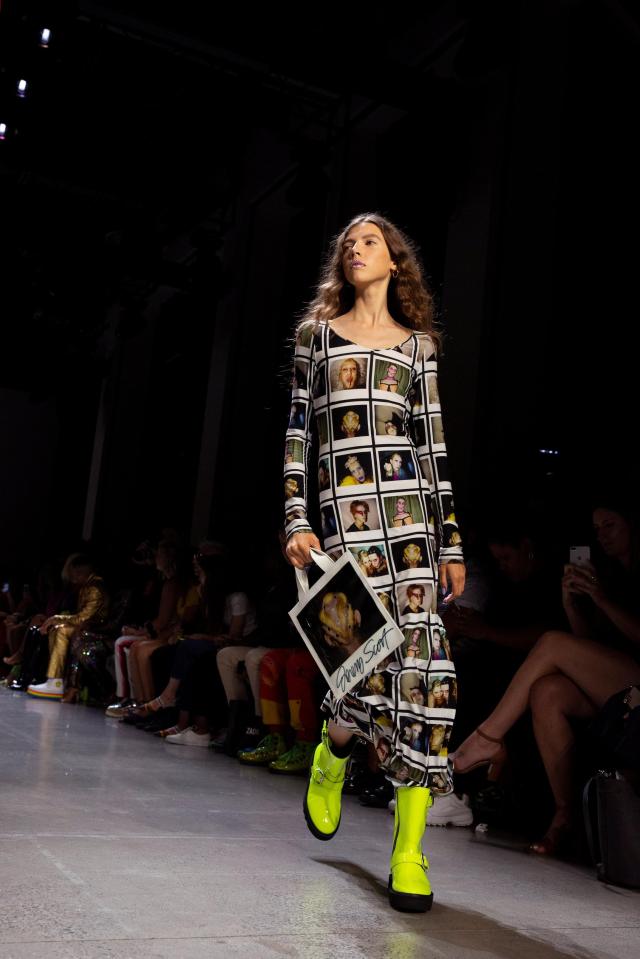  It was a Polaroid collection from Jeremy Scott