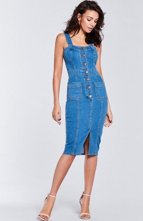  The original denim dress sold out within a day