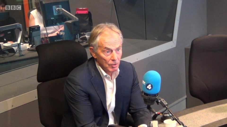  Tony Blair claims he is 'not sure it is possible' for moderates to take back Labour from the left