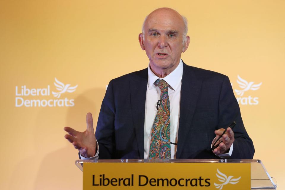  Lib Dem leader Vince Cable has unveiled plans for a tax on gifts