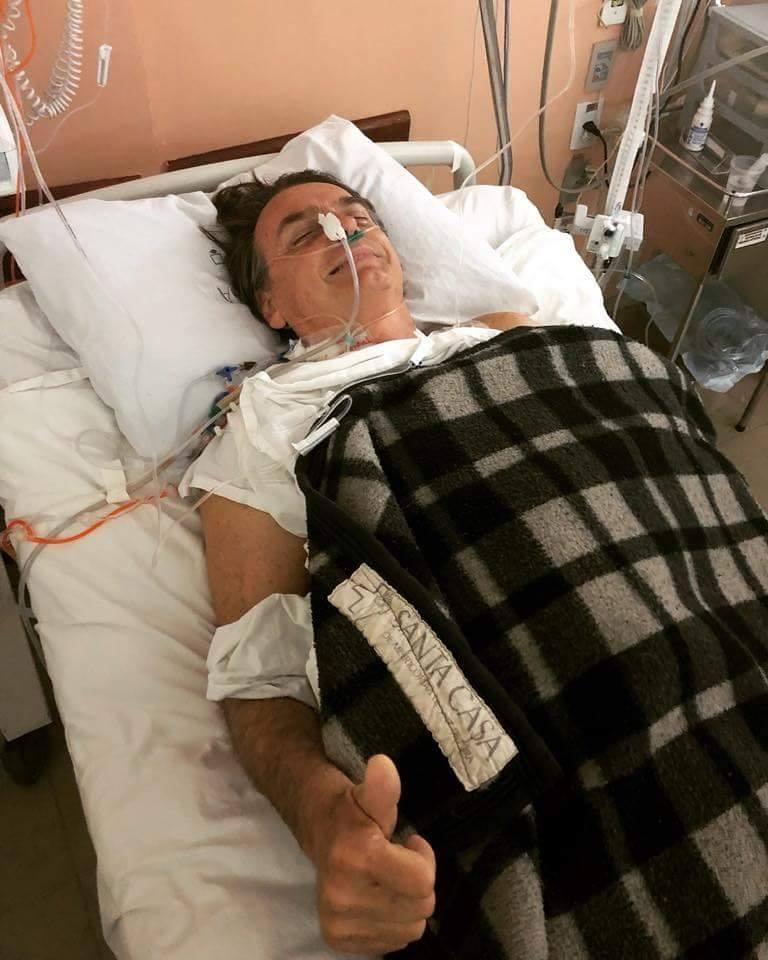  Brazilian presidential candidate Jair Bolsonaro recovers in hospital