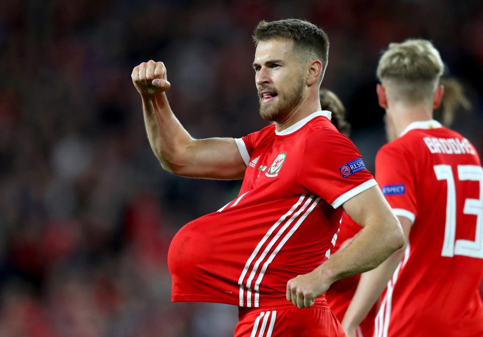  Aaron Ramsey starred for Wales in the international break