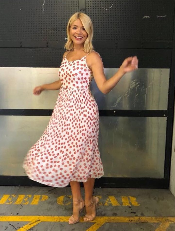  In July, Holly opted for an £189 Whistles dress for an episode of This Morning