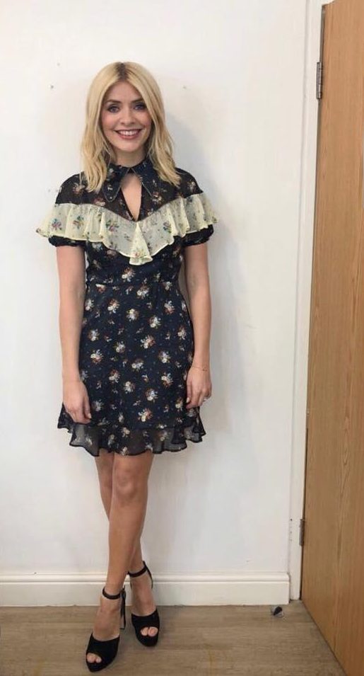  Holly wowed in a Topshop number in March