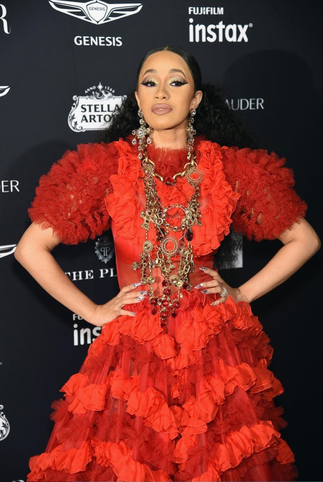  It is said new mum Cardi B 'aggressively approached' Nicki’s table at Harper's Bazaar Icons event