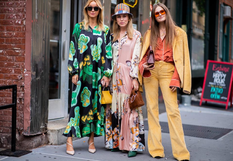  It's 70s-inspired dressing from these New York ladies