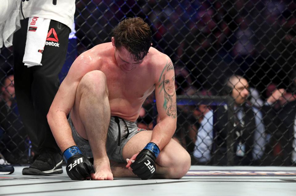  The Liverpudlian 25-year-old was left gutted after losing his first UFC fight and missed his chance to become world champion