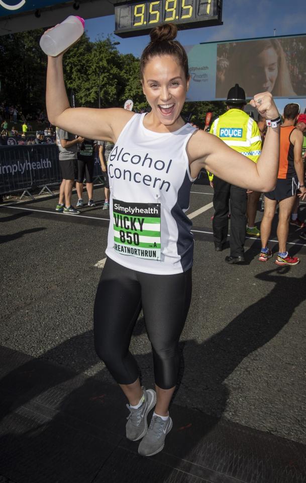  Vicky Pattison took part in the Great North Run