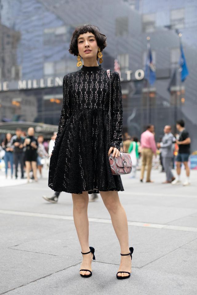  The cutest crochet frock from this NYFW guest