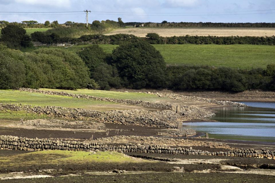  The drowned ruins of the Lost Valley have not been seen before this year since the 1990s