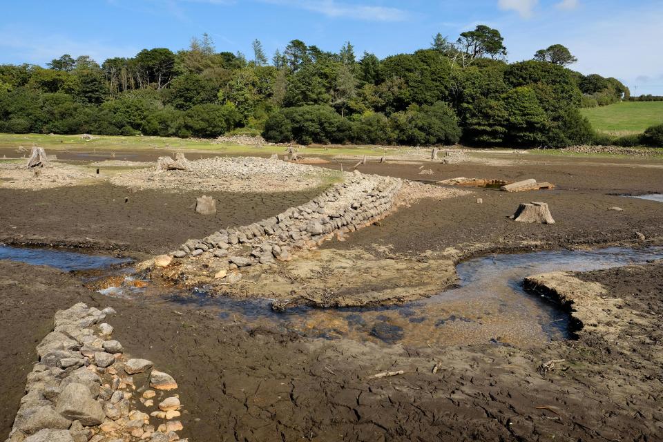  The road in the Lost Valley connected the cottages and farms before it was washed away