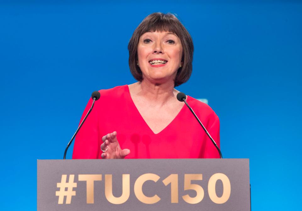  After lecturing bosses to refuse hefty pay rises, the TUC union chief has rewarded herself with a £18,000 raise