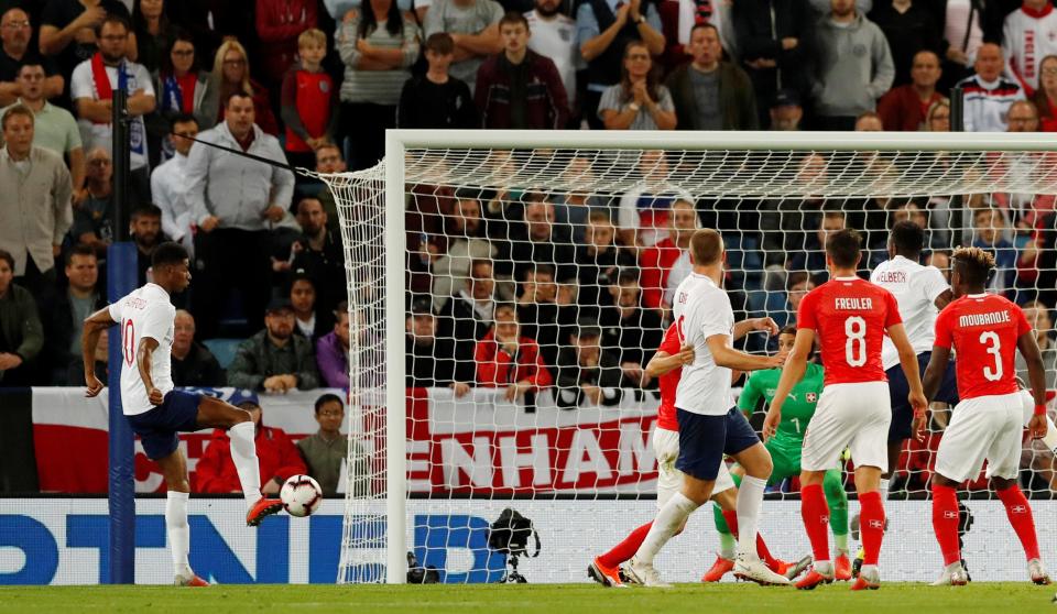  Marcus Rashford scored the only goal of the game