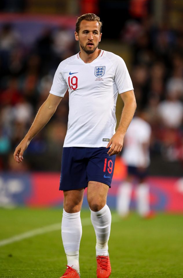  England striker Harry Kane started on the bench against Switzerland at the King Power Stadium