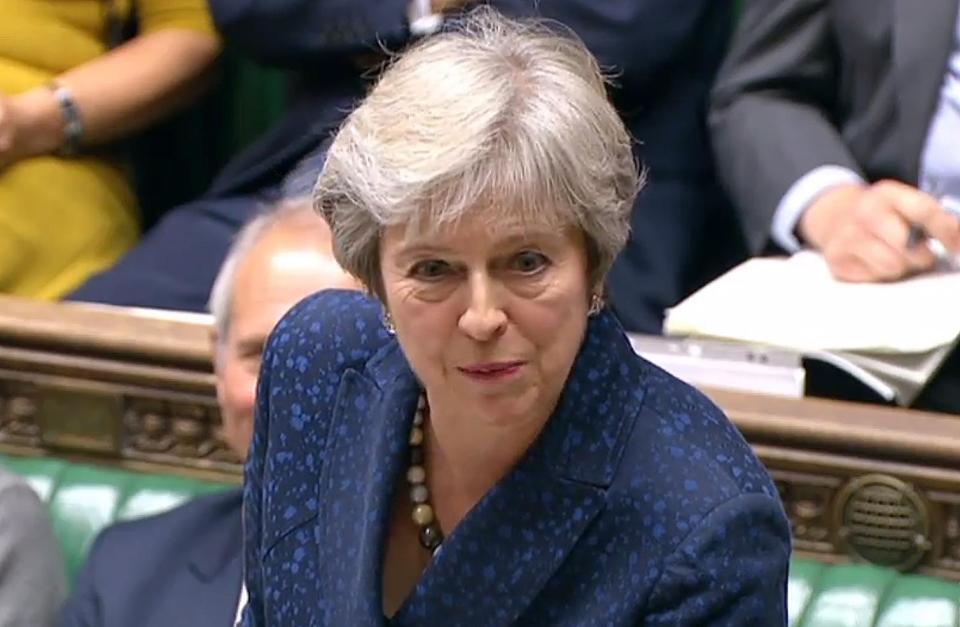  Theresa May made it clear Britain would rethink its agreement on the exit settlement if an arrangement on future trading relations was not reached