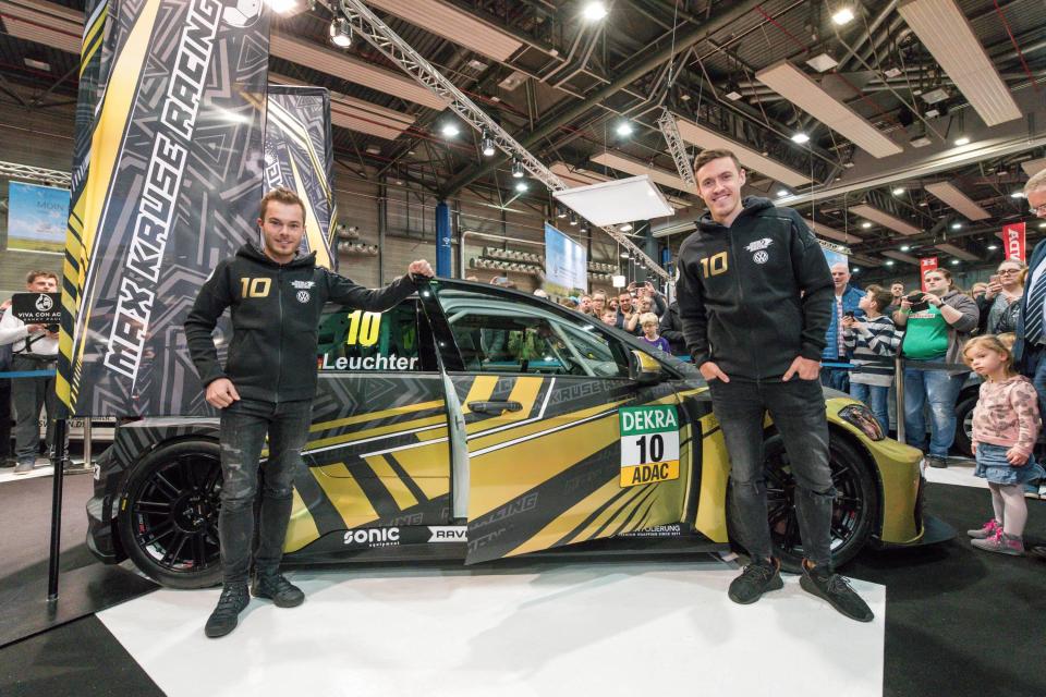  Max Kruse, right, launched Max Kruse Racing earlier this year