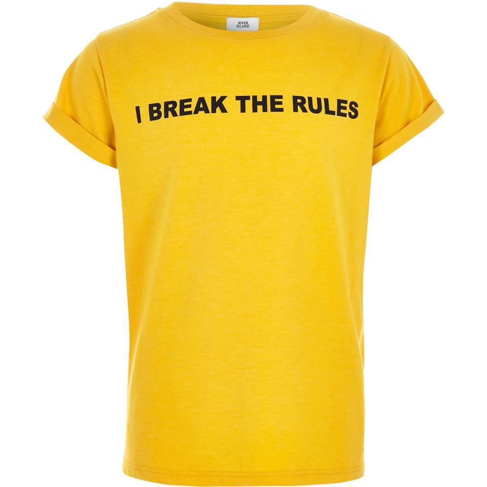  This has a matching 'I make the rules' T-shirt