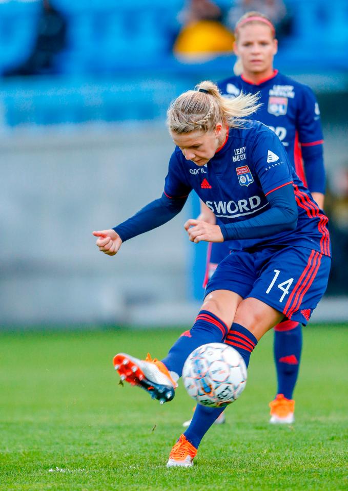  Hegerberg has been at Lyon since 2014