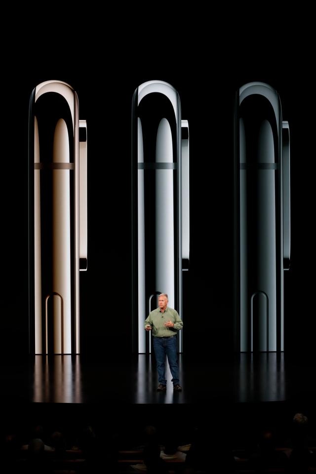  The new iPhones come in three colour options – gold, silver and grey