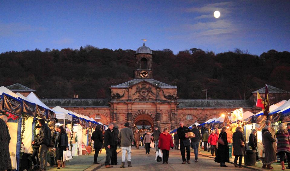  Christmas Markets in the grounds of Chatsworth House, Derbyshire