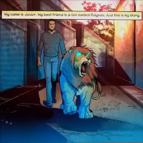  Neymar's protagonist Junior has a lion sidekick in the comic