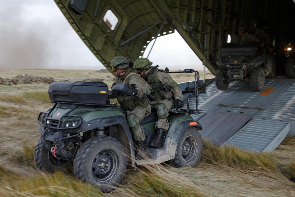  Russian A-1 quadricycles take to the battlefields