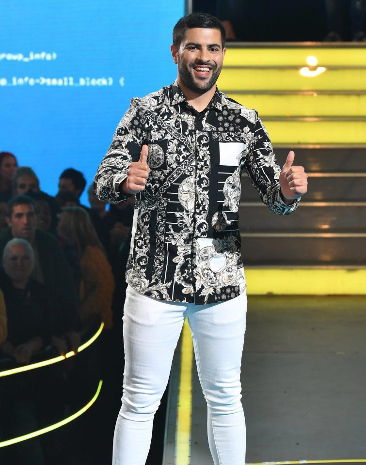  Akeem Griffiths makes his way into the Big Brother house for the final series on C5