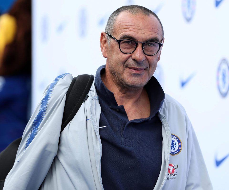  Italian Maurizio Sarri is already enjoying success in his first season at Chelsea